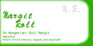 margit roll business card